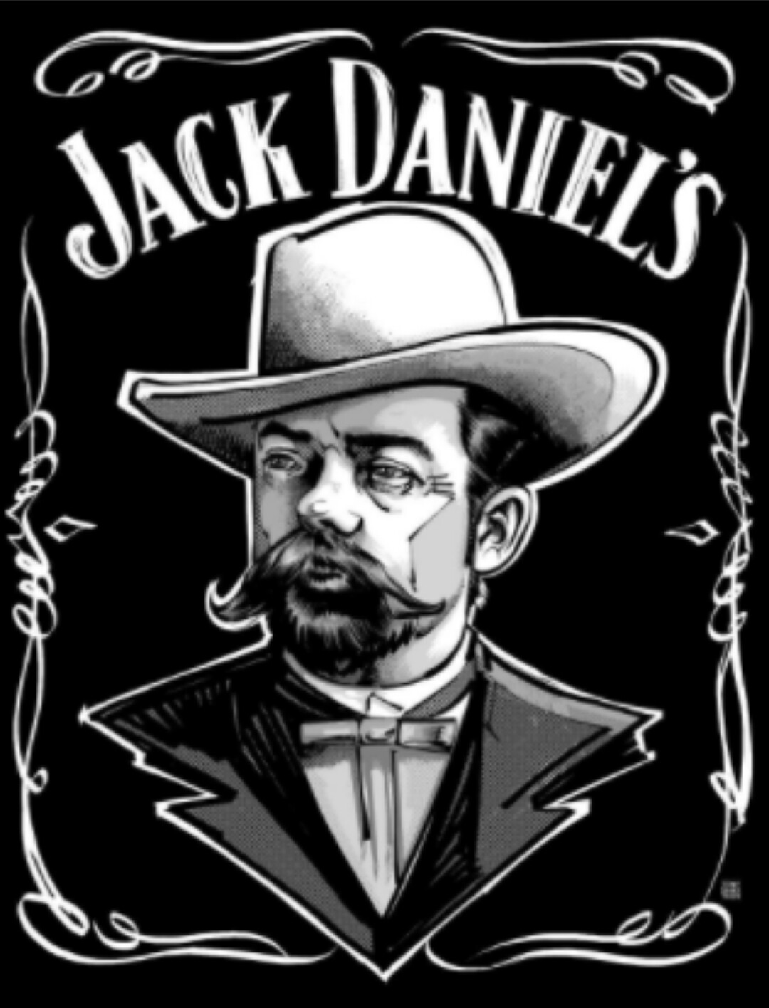 5D DIY Diamond Painting Kit Jack Daniels 40 x 50cm FULL DRILL Square on poured glue