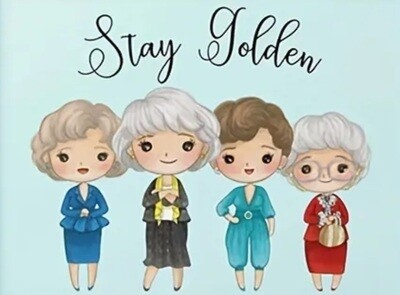5D DIY Diamond Painting Kit Golden Girls #2 FULL DRILL ( 4 to 7 WEEKS arrival)