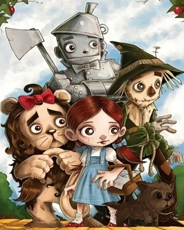 5D DIY Diamond Painting Kit Wizard of OZ 40 x 50cm FULL DRILL ROUND