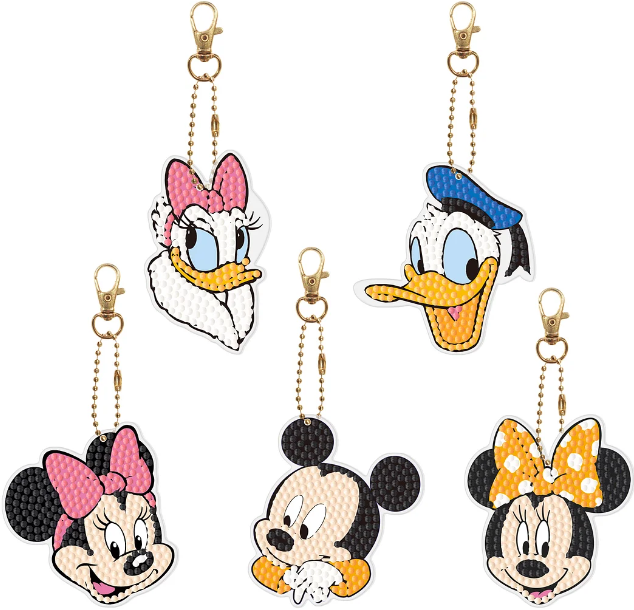 Diamond Painting DISNEY 5 Piece Key chains