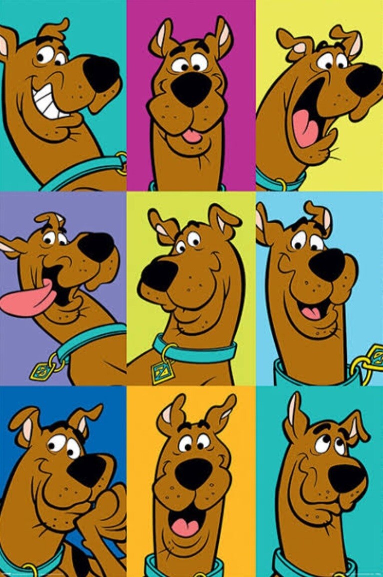 5D DIY Diamond Painting Kit Scooby Collage FULL DRILL ( 4 to 7 WEEKS arrival)