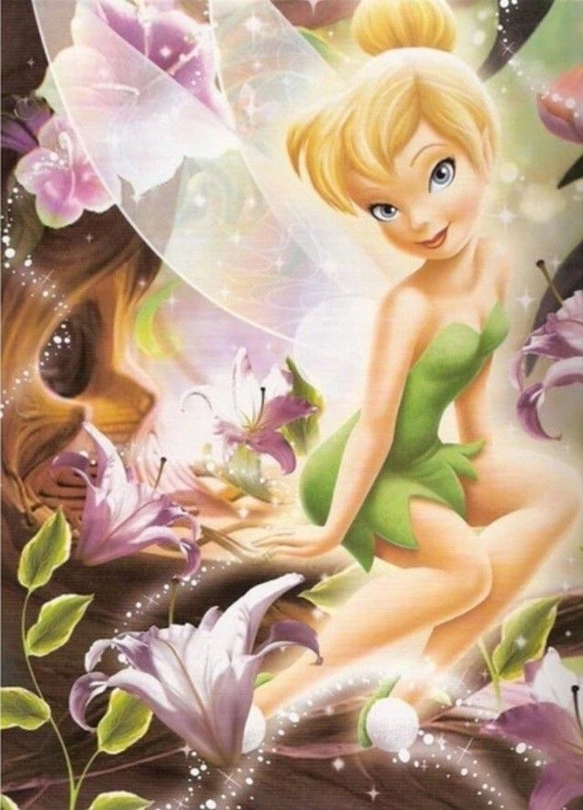 5D DIY Diamond Painting Kit Tinkerbell 50 x 60cm FULL DRILL Square - poured glue