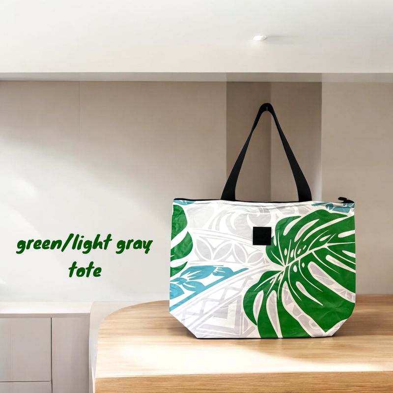 Aunty Aloha Tyvek Tote Bags