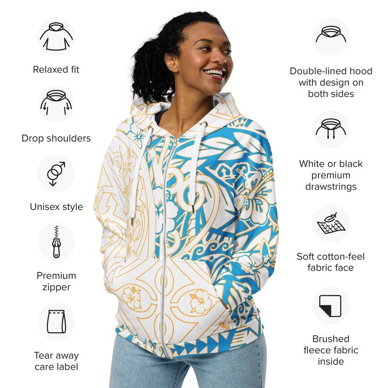 2025 TAZ wahine zip hoodie