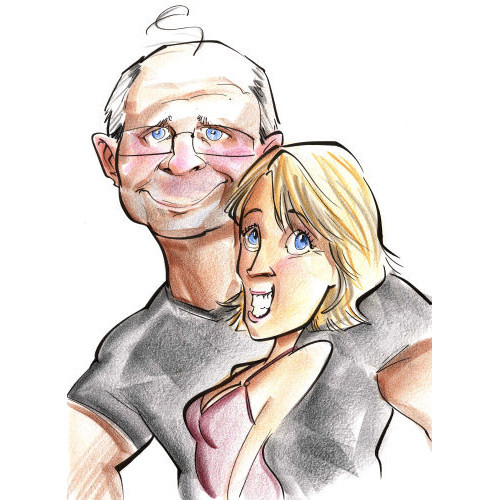 Caricature - Two People