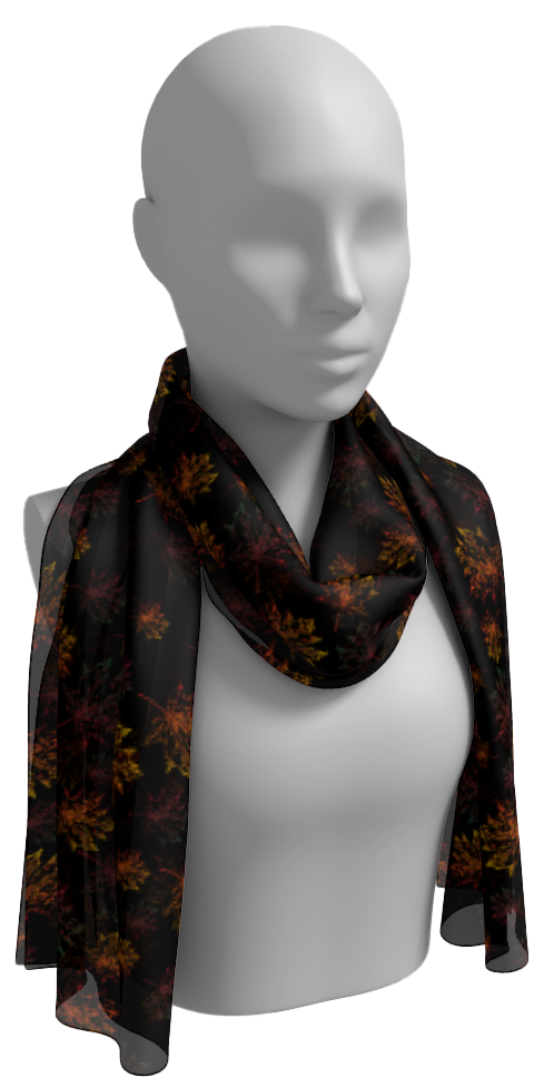 Maple Leaf Silk Scarf