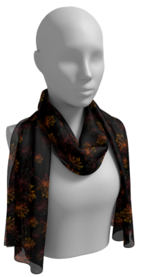Maple Leaf Silk Scarf