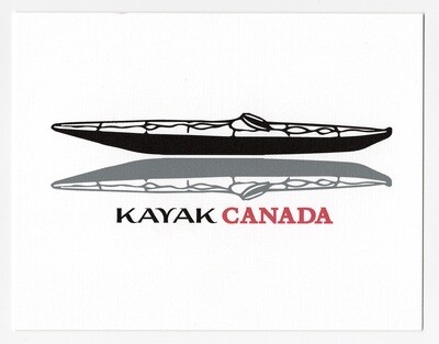 Kayak greeting card