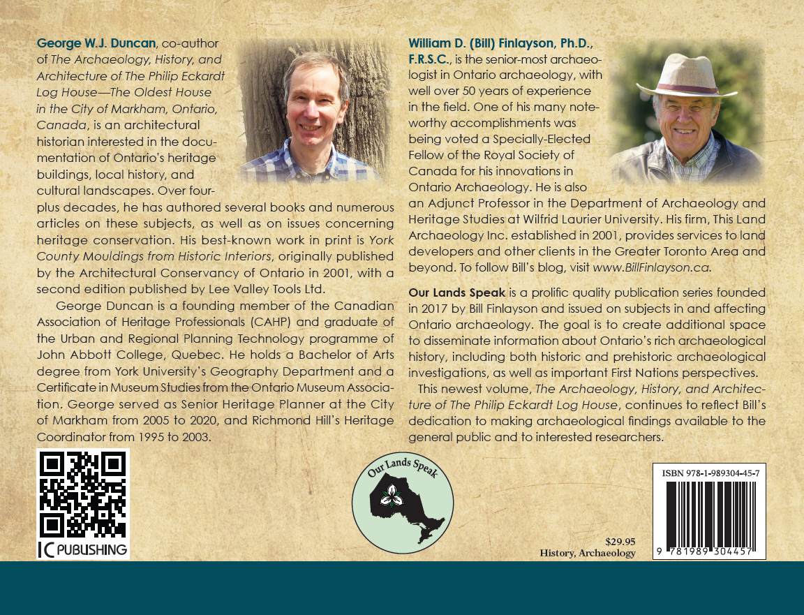 The Archaeology, History, and Architecture of the Philip Eckardt Log House (e-book)
