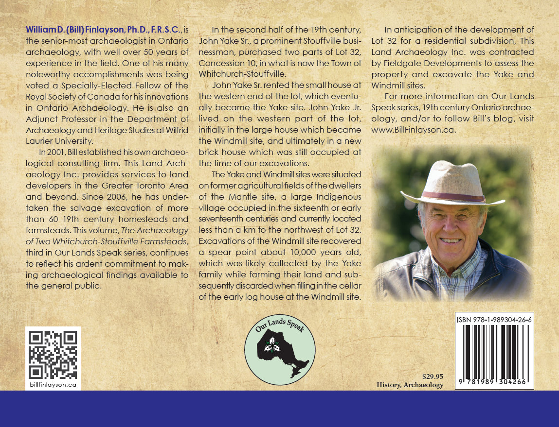 The Archaeology of Two Whitchurch-Stouffville Farmsteads (e-book)