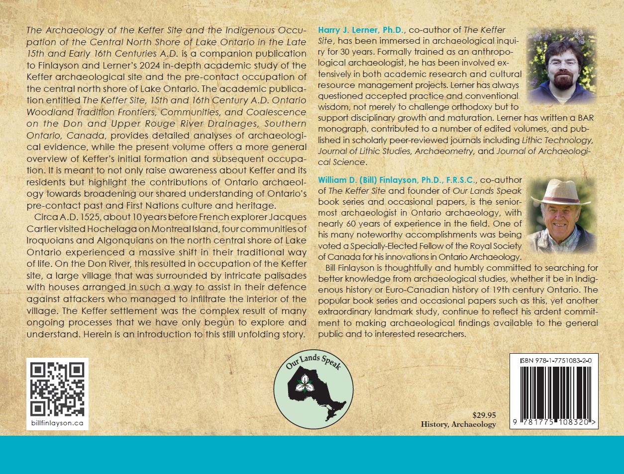 The Archaeology of the Keffer Site and the Indigenous Occupation of the Central North Shore of Lake Ontario in the 15th and Early 16th Centuries A.D. (e-book)