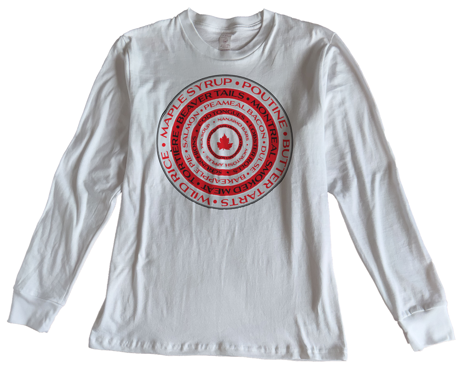 Foods of Canada Long Sleeve T-shirt
