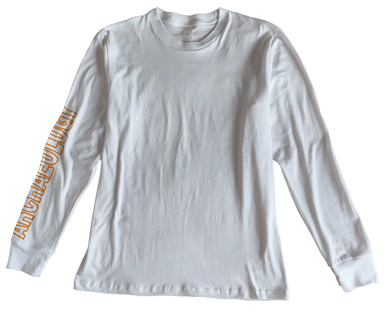 Logo and/or Sleeve Text, Long Sleeve T-Shirt