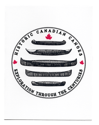 Historic canoes greeting card