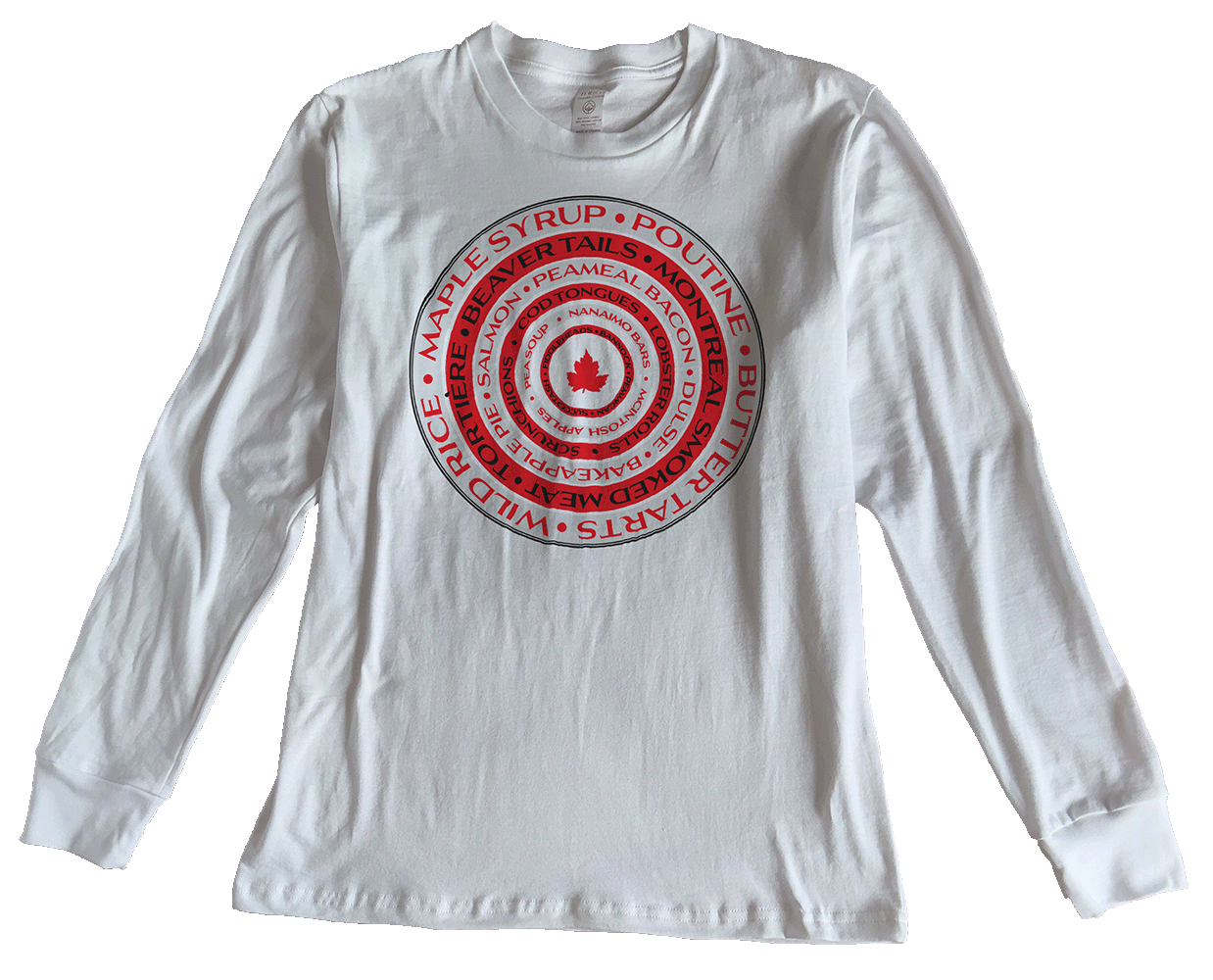 Foods of Canada Long Sleeve T-shirt