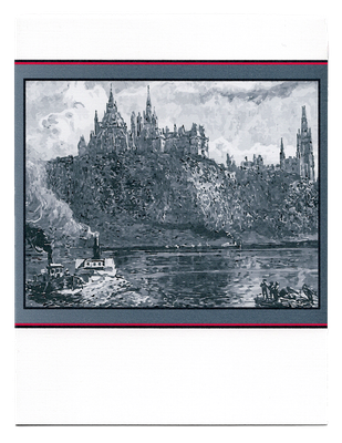 Canadian parliament greeting card