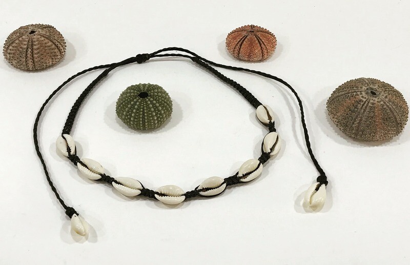 Cowrie Macrame Choker