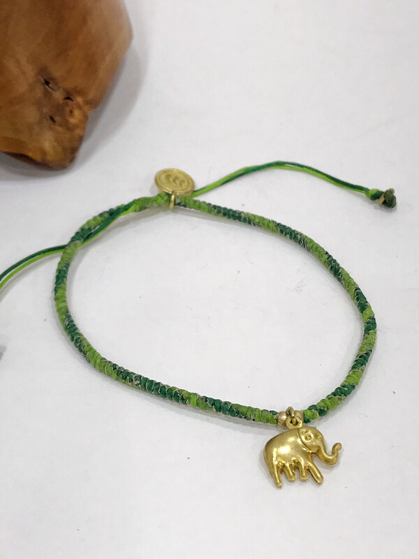Waterproof Anklet With Elephant