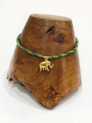 Waterproof Anklet With Elephant