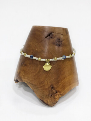 Waterproof Anklet With Stone Beads