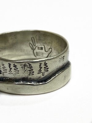 His&Her landscaped forest Handmade 925 Silver