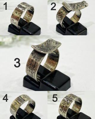 Handmade 925 Sterling Silver Rings in various sizes