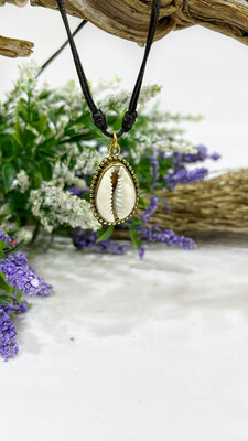 Cowrie Brass Pendant