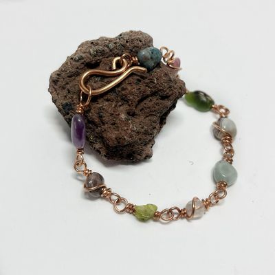 Multi Gemstone Handmade Bracelet