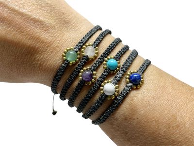 Macrame Stone Bracelet