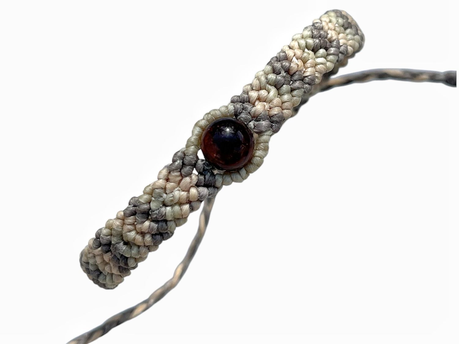 Macrame Bracelet With Tiger Eye