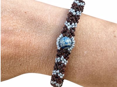 Macrame Handmade Bracelet With Jasper