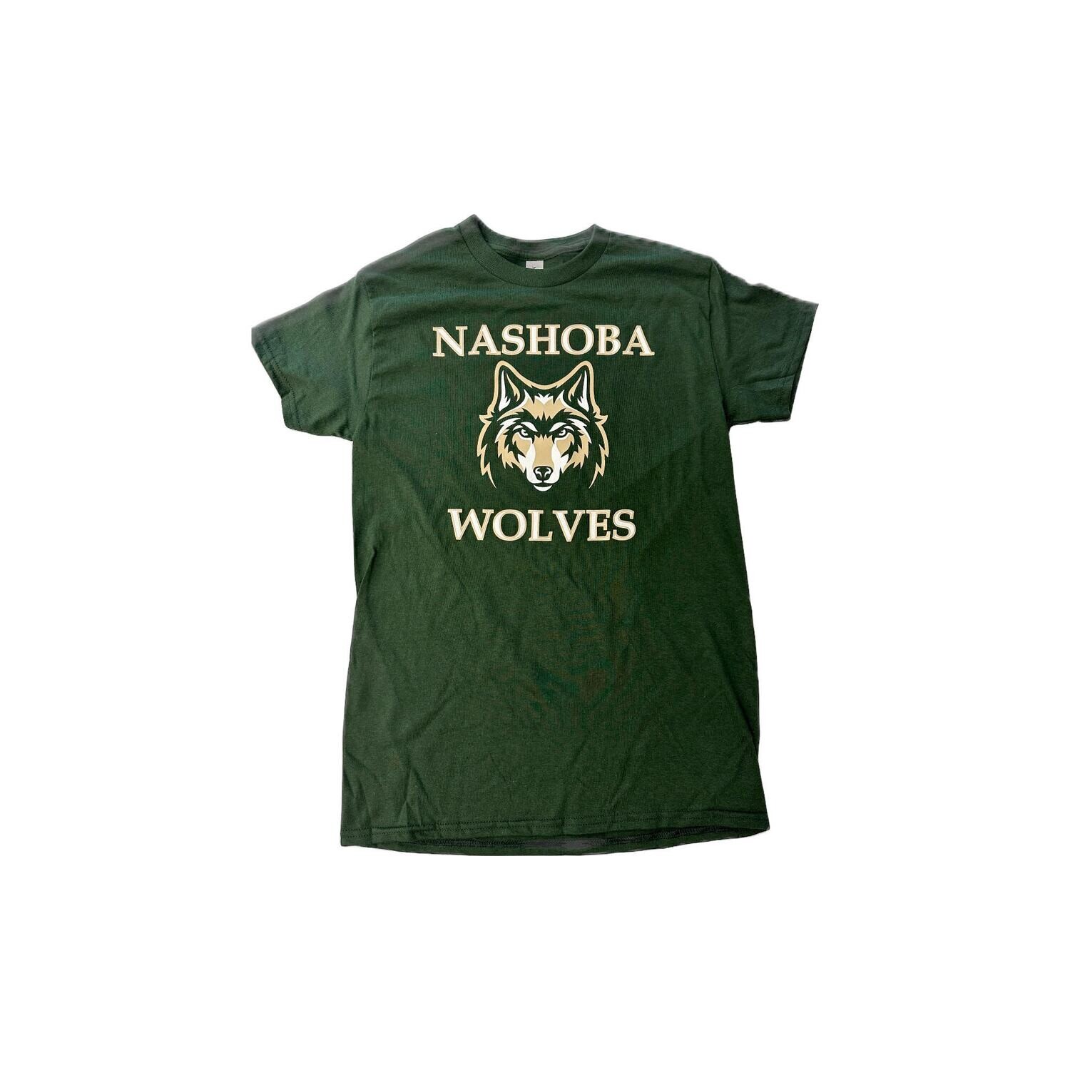 Small Nashoba Wolves T-Shirt - Green