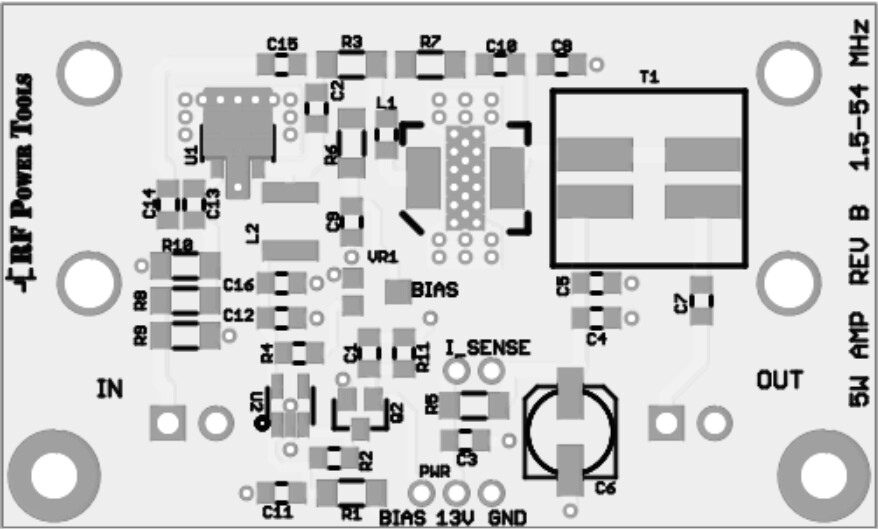AFT09MS015N Driver Amp 5W 1-55 MHz