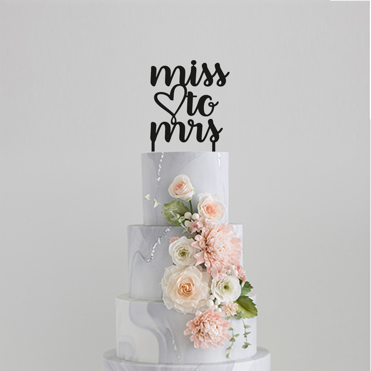 Miss to Mrs Cake Topper