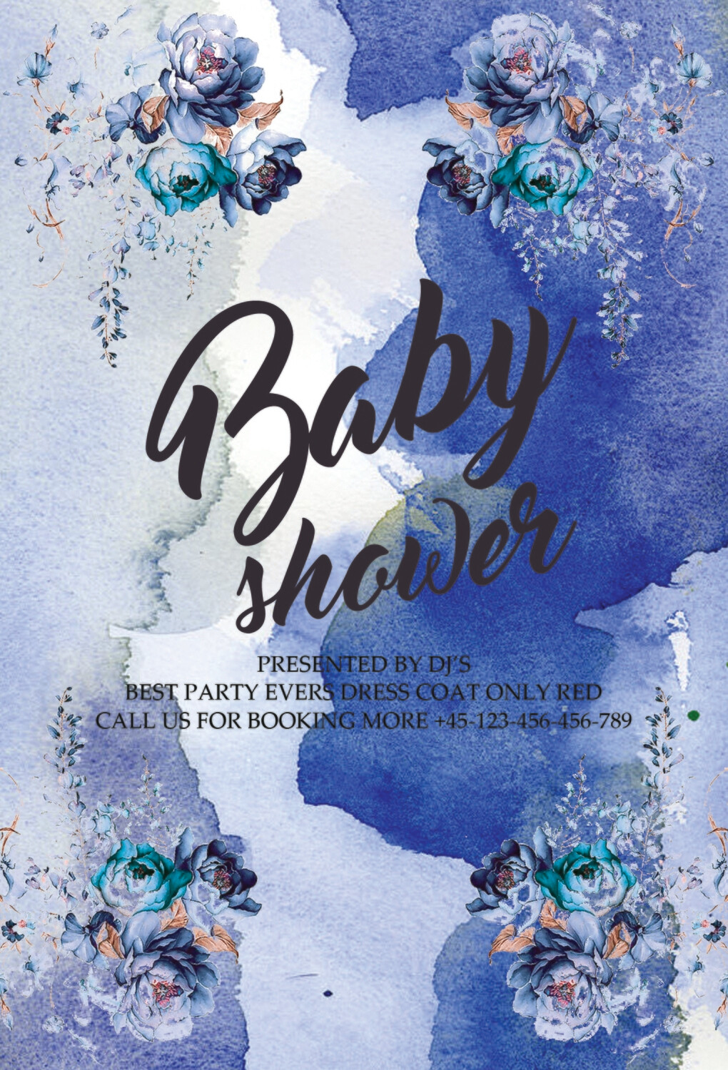 Digital file Baby Shower Invitation Templates
