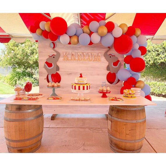 83pcs Pastel Latex Balloons Red Blue White Balloon Garland Arch Kit Gold Ballon For Wedding Birthday Baby Shower Party Decor