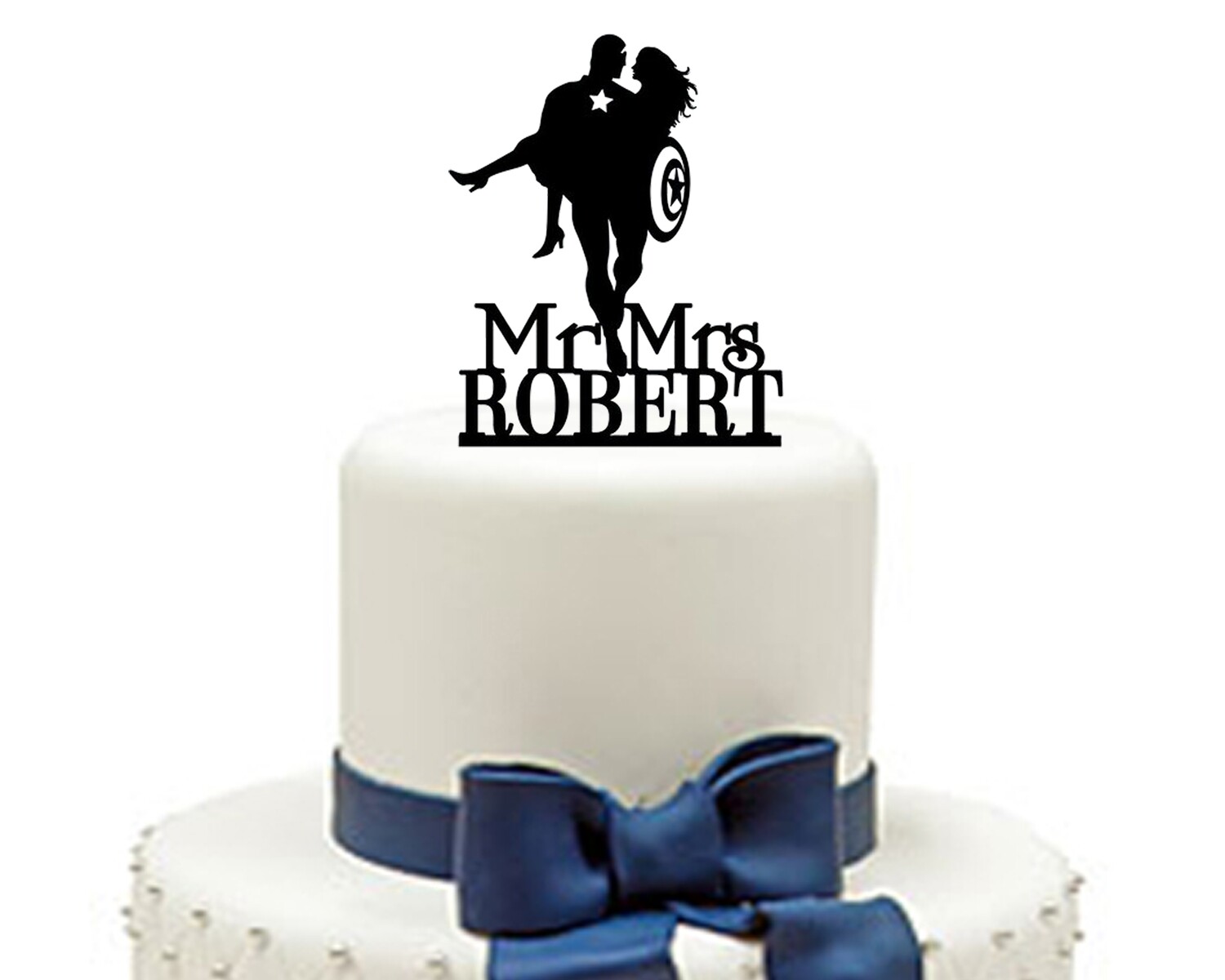 Personalized Wedding Cake topper mr and mrs, superman wedding cake decoration. disney wedding cake topper, custom cake topper Cake Topper