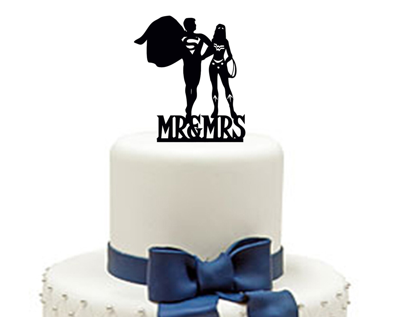 Personalized Wedding Cake topper mr and mrs, superman wedding cake decoration. disney wedding cake topper, custom cake topper Cake Topper