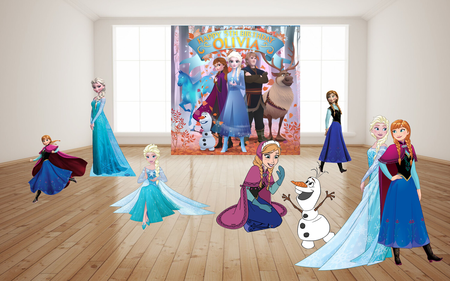 Frozen 2 Birthday backdrop Frozen Birthday banner Frozen photo prop Frozen birthday sign Frozen Party