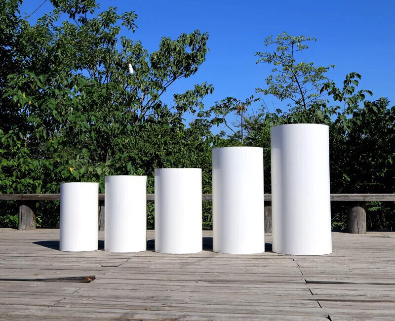Big Cylinder Pedestal Display Art Decor Plinths Pillars  Cake Table for DIY Wedding Decoration Holiday