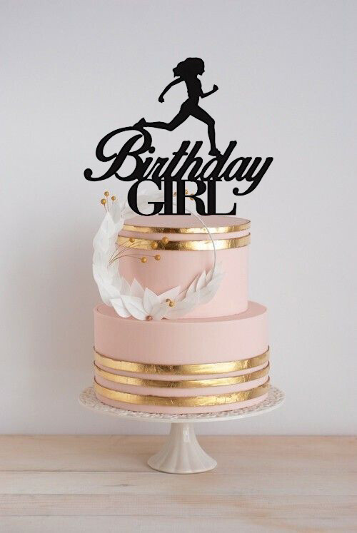 Runner Birthday Girl Cake Topper, Cross Country, Keepsake, Birthday Gift For Runner, Mother's Day Gift, Best Runner, Runner Life Style