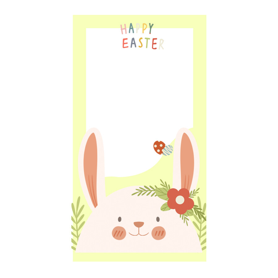 Digital file Instagram Easter Story Cartoon Border
