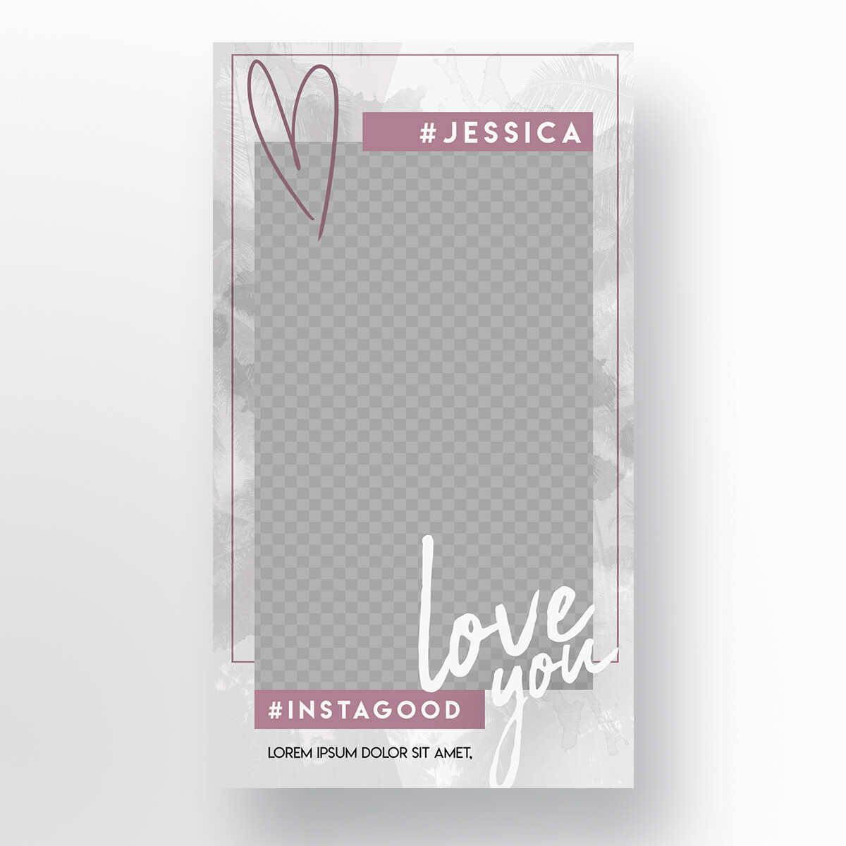 Digital file Instagram Love Instagram Story