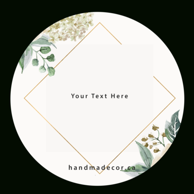 Digital file only-Classic Floral Frame