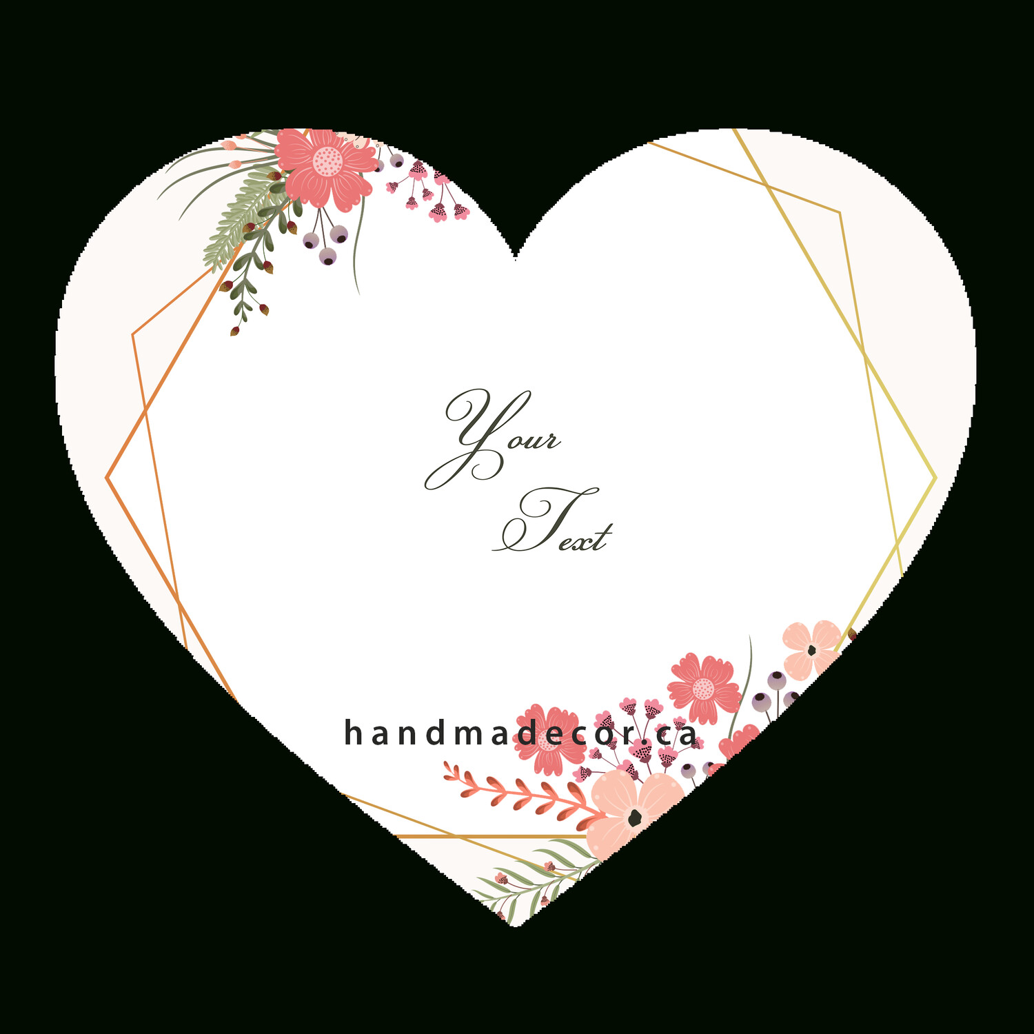 Thank You Stickers, Happy Mail Labels, Packaging Stickers-Floral Wreaths With Typography