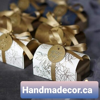 Candy Box Wedding Favors Decoration and Paper Gifts Boxes Baby Shower Birthday Gift Bag Event Party Supplies