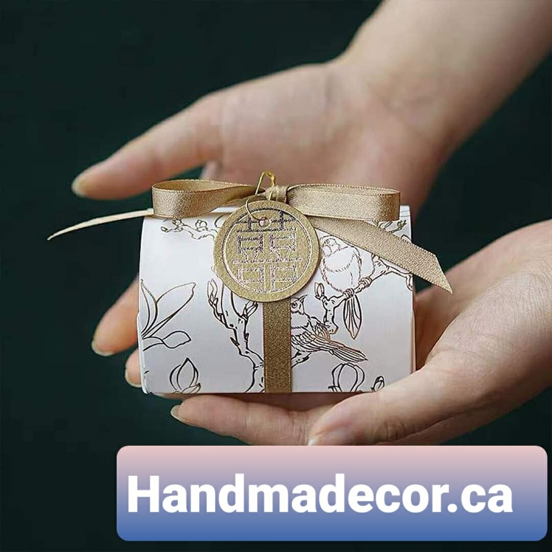 Candy Box Wedding Favors Decoration and Paper Gifts Boxes Baby Shower Birthday Gift Bag Event Party Supplies