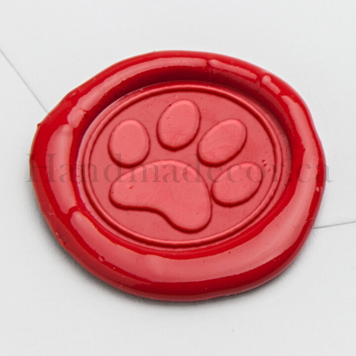 Lovely Dog Paw Wax Seal Stamp