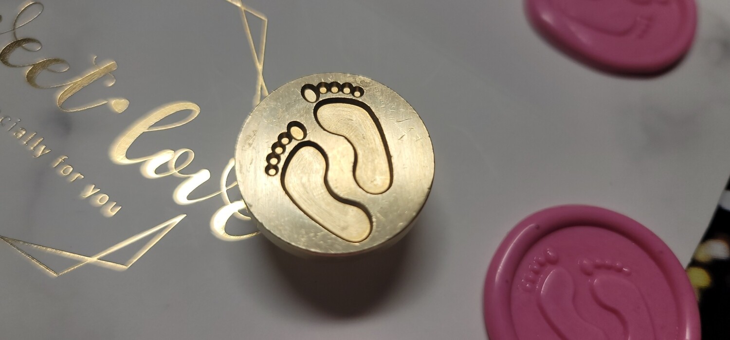 Baby feet Wax Seal Stamp