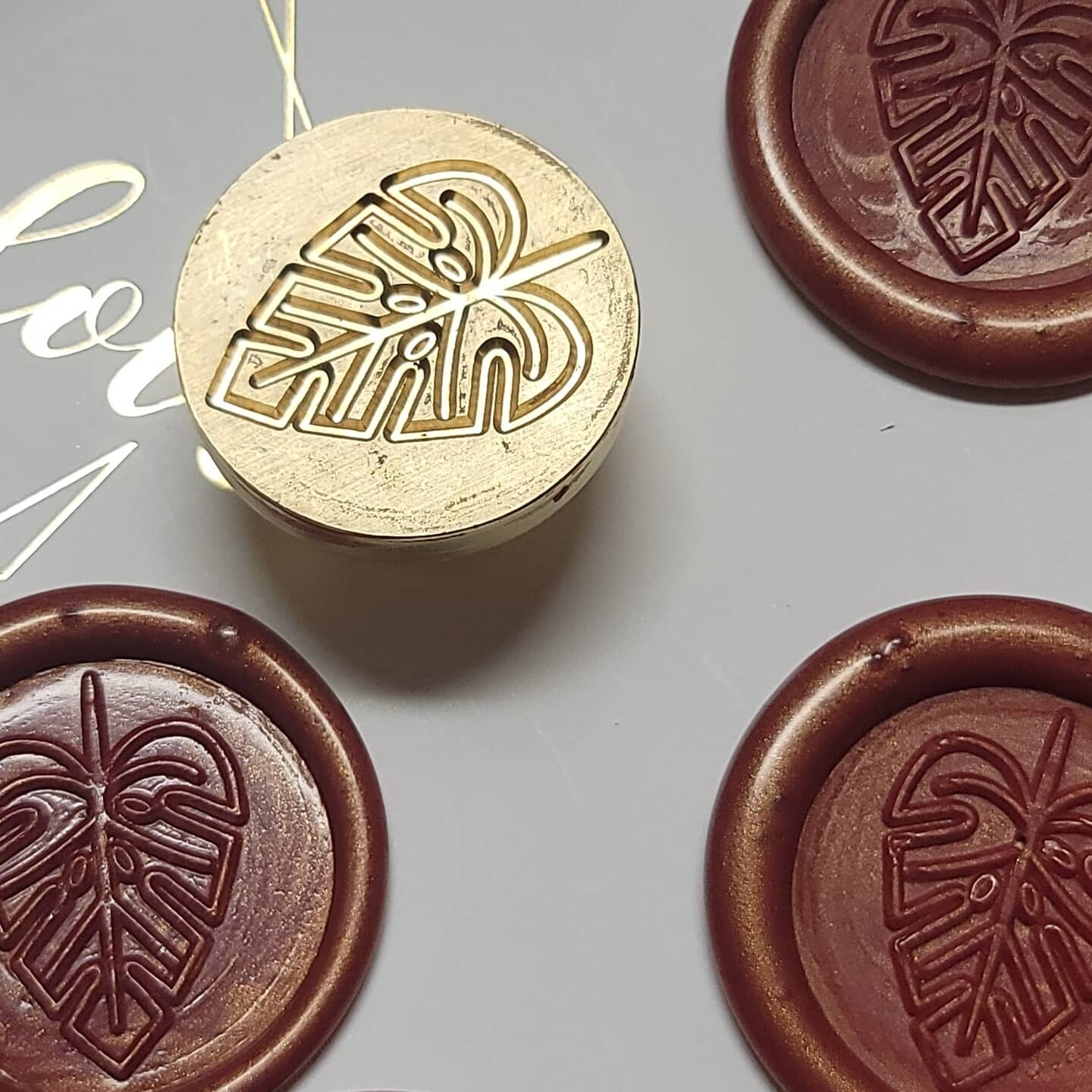 Palm leave Wax Seal Stamp